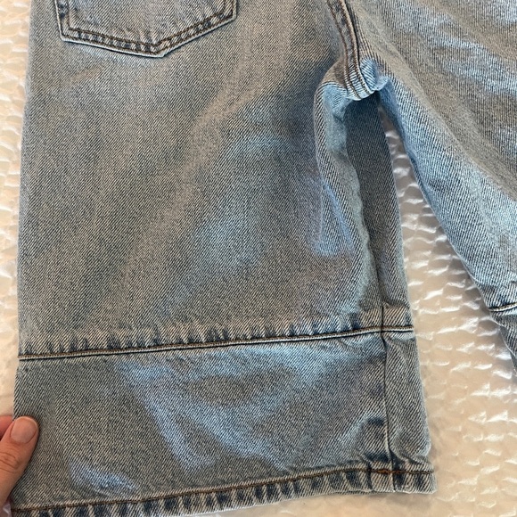 MSGM Denim Bermuda Shorts light wash made in Italy size 38 - Picture 10 of 14